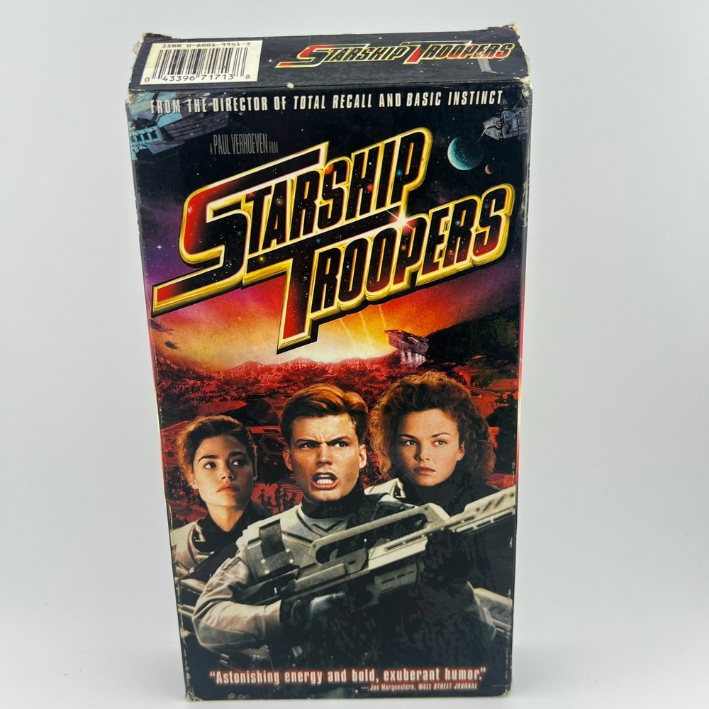 Starship Troopers VHS 1997 TriStar Pictures Sci-Fi Action Classic Paul Verhoeven